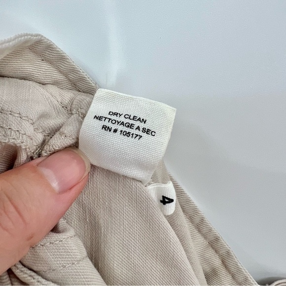 Ulla Johnson Edris Pant Cargo Pant Jogger Zip Ankle Pant in Neutral Size 4 - Picture 8 of 15